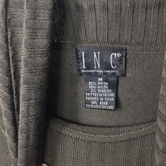 INC Long Sleeve Rayon Blend Turtleneck - Picture 4 of 5